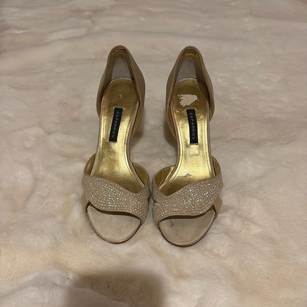 Satin and Bead shoes